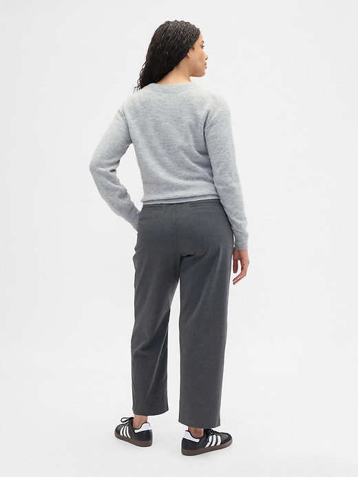 Image number 6 showing, Recycled High Rise Straight-Leg Pants