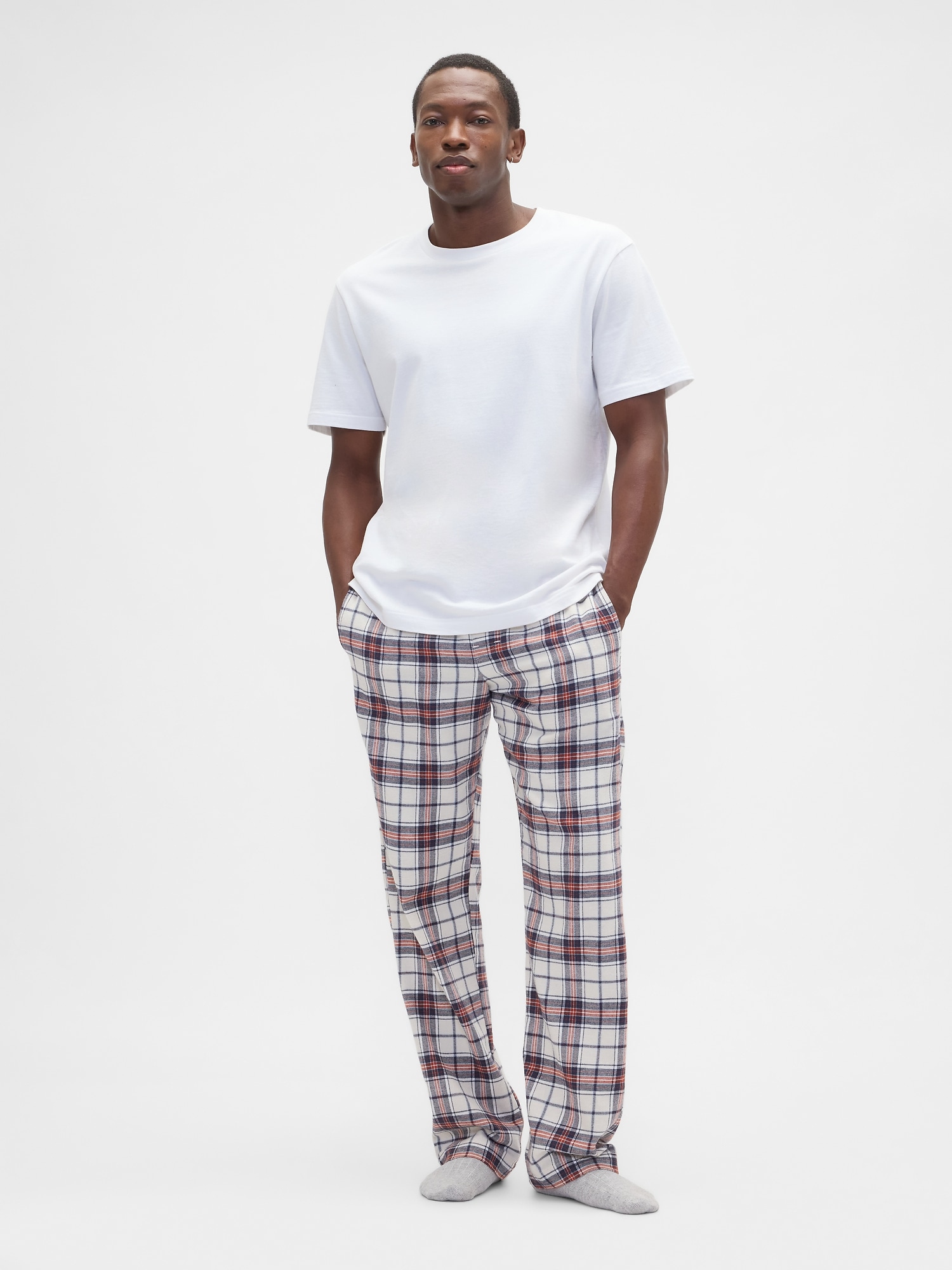 Relaxed Flannel PJ Pants - Chino Blue Plaid