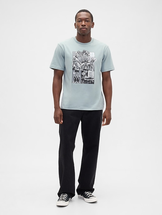 Image number 3 showing, Marvel Fantastic Four Everyday Soft Relaxed Graphic T-Shirt