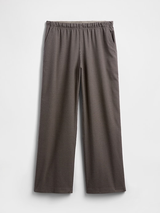 Image number 7 showing, Recycled Mid Rise Easy Wide-Leg Pants