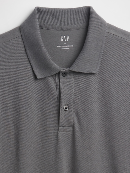Image number 4 showing, Stretch Pique Polo Shirt