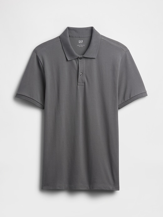 Image number 5 showing, Stretch Pique Polo Shirt