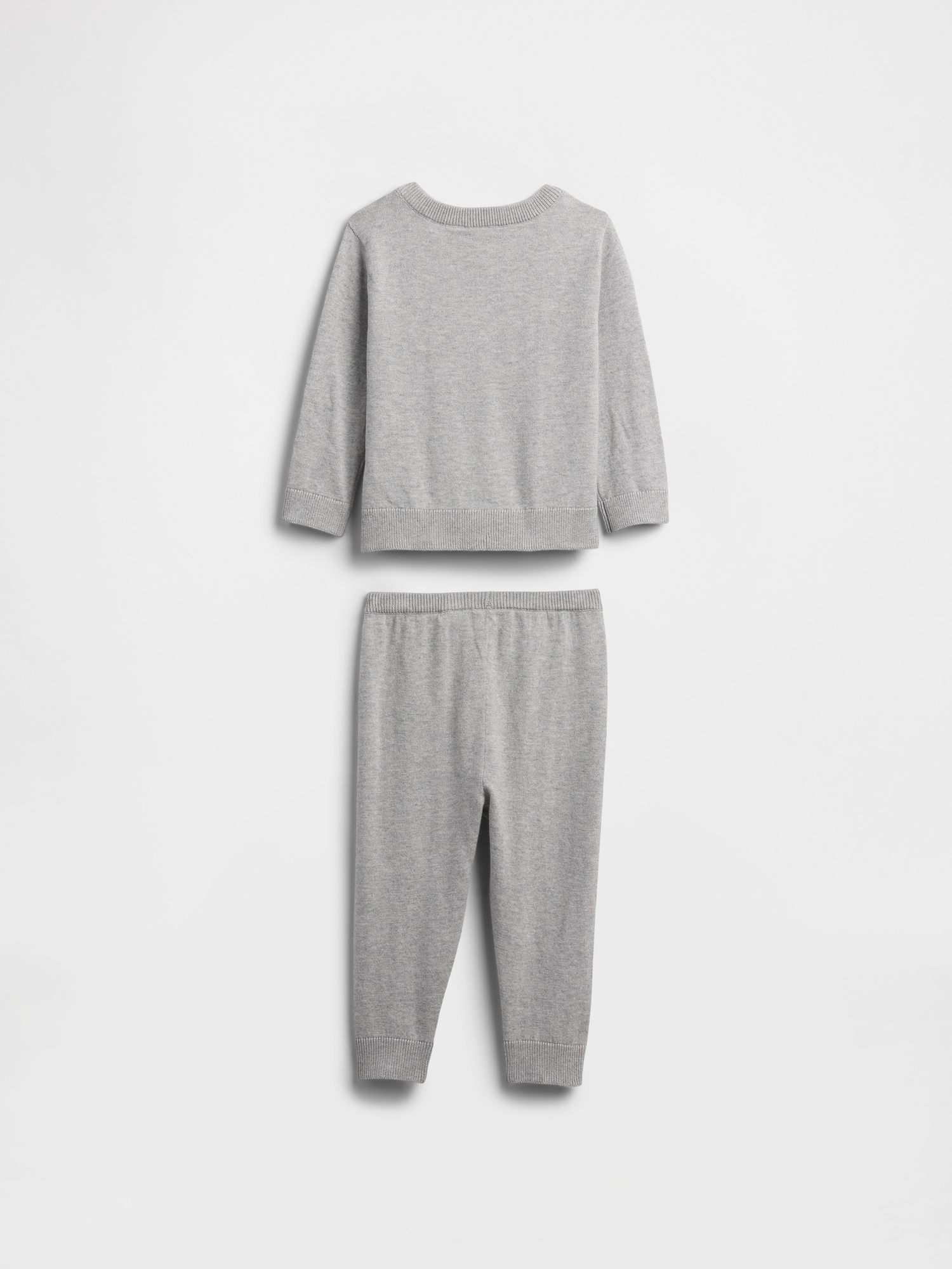 Gap Factory Baby Two-piece Sweater Set In Gray