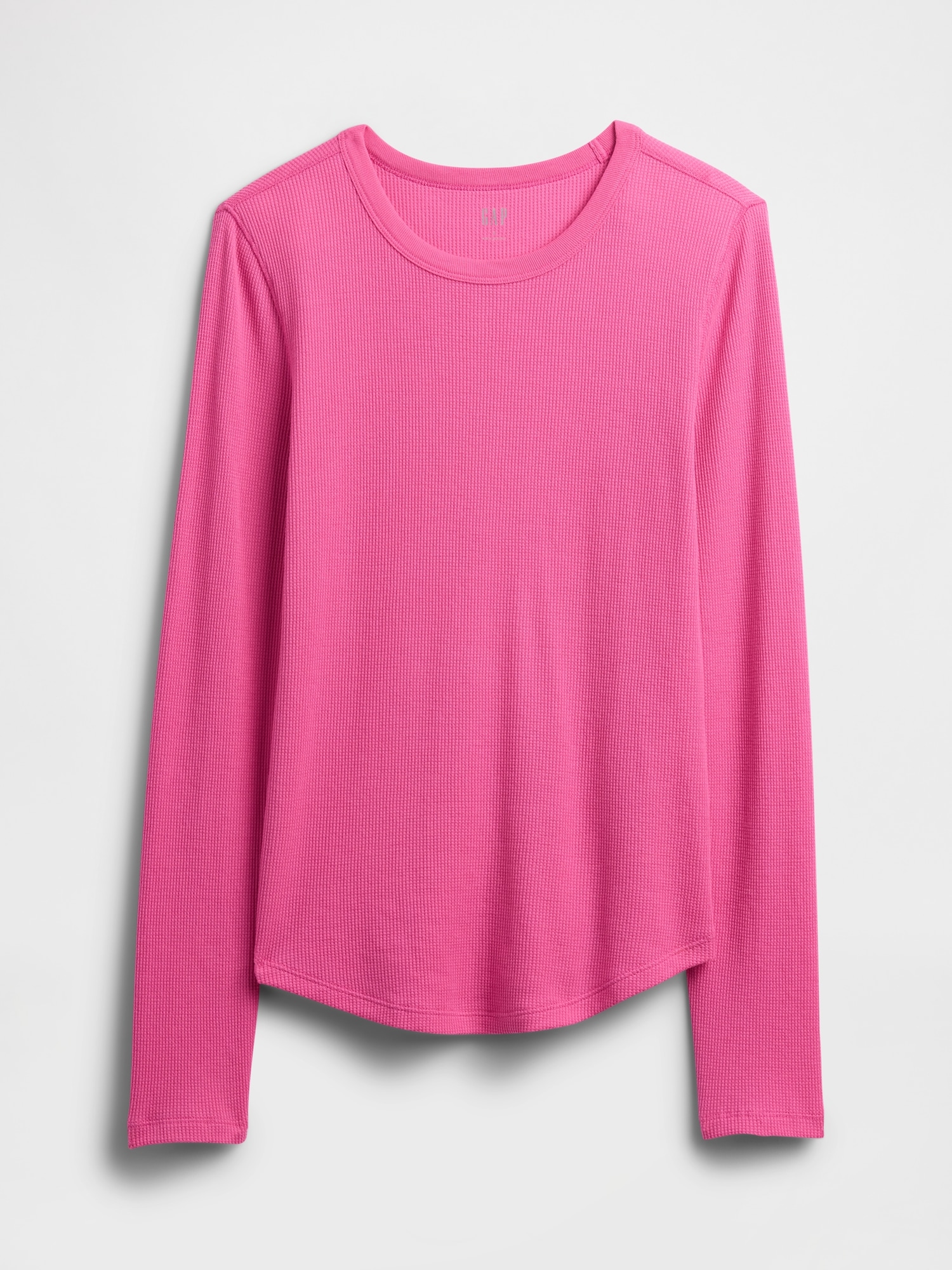 Gap Factory Essential Ribbed Crewneck T-shirt In Pink
