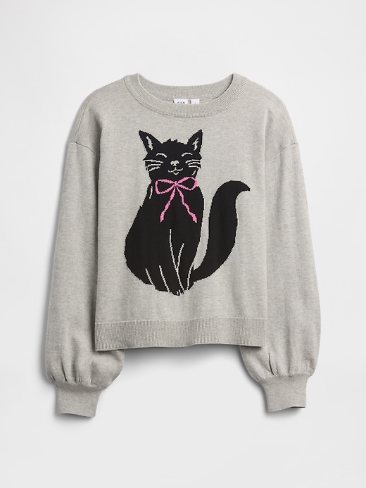 Image number 1 showing, Kids Relaxed Intarsia Sweater