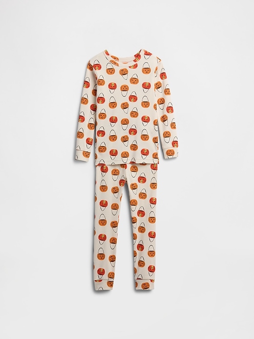 Image number 1 showing, babyGap 100% Organic Cotton Jack O'Lantern PJ Set