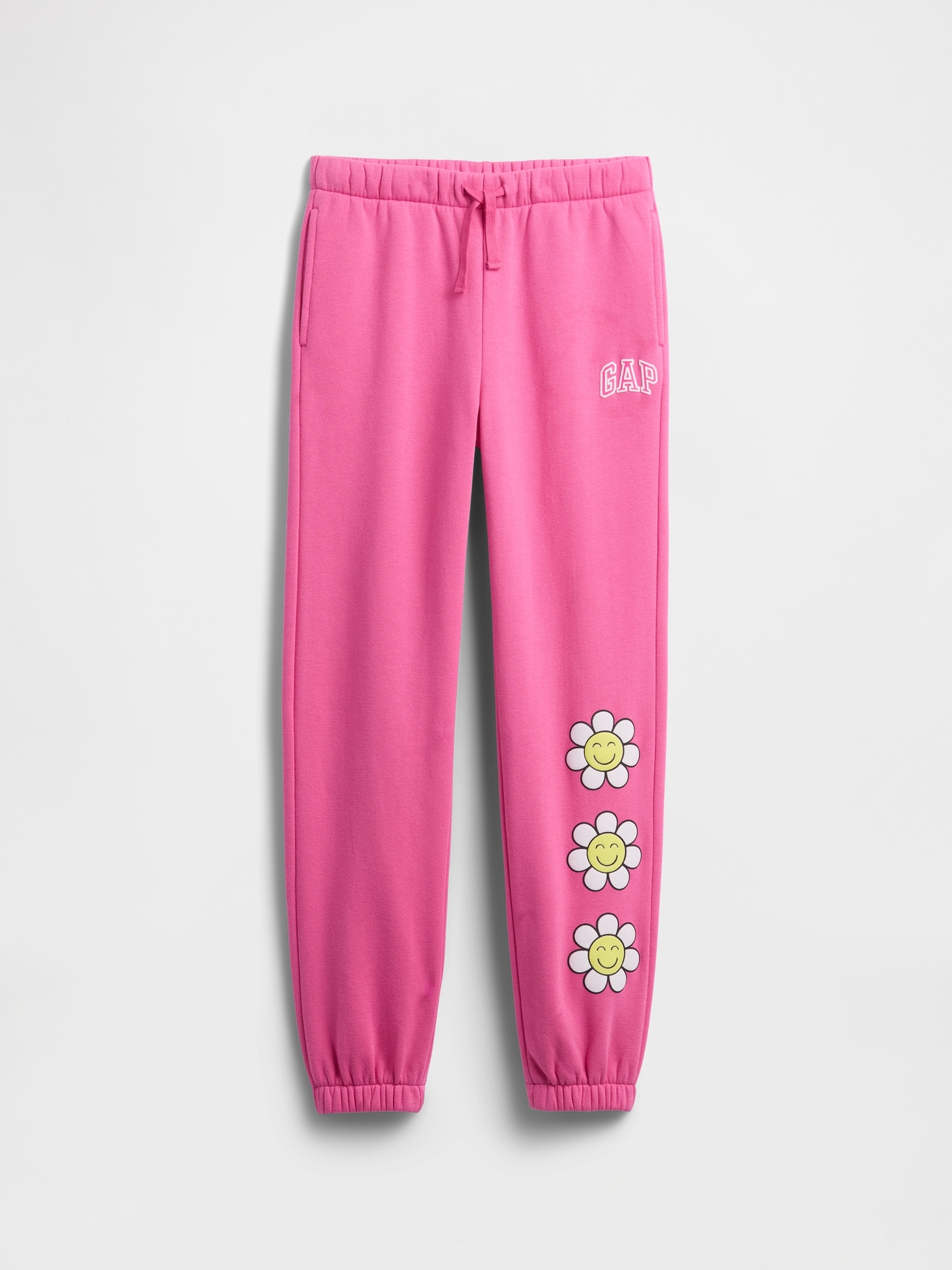 Kids Relaxed Gap Logo Joggers - Happy Pink