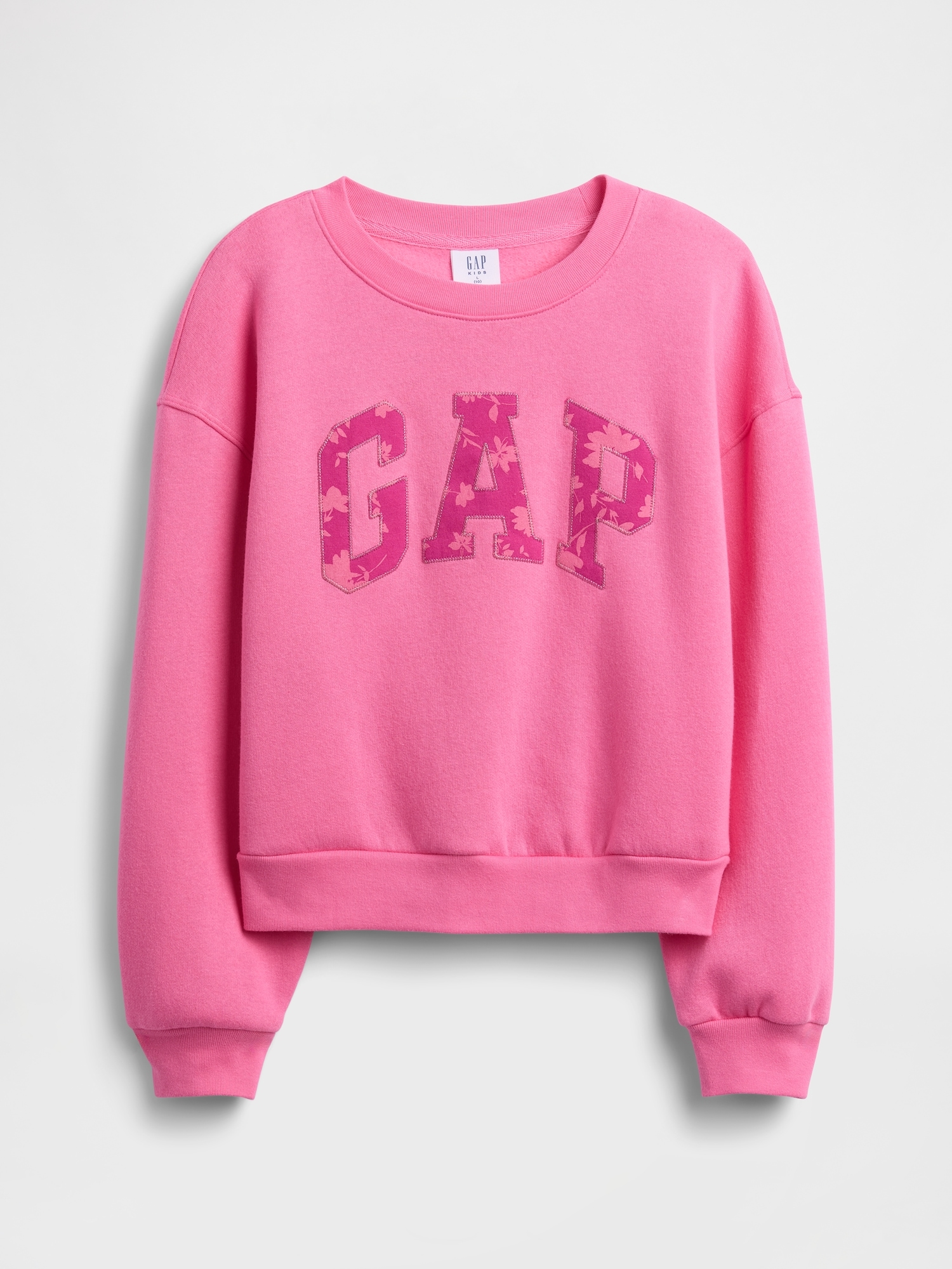 Kids Oversized Gap Graphic Sweatshirt - Pink