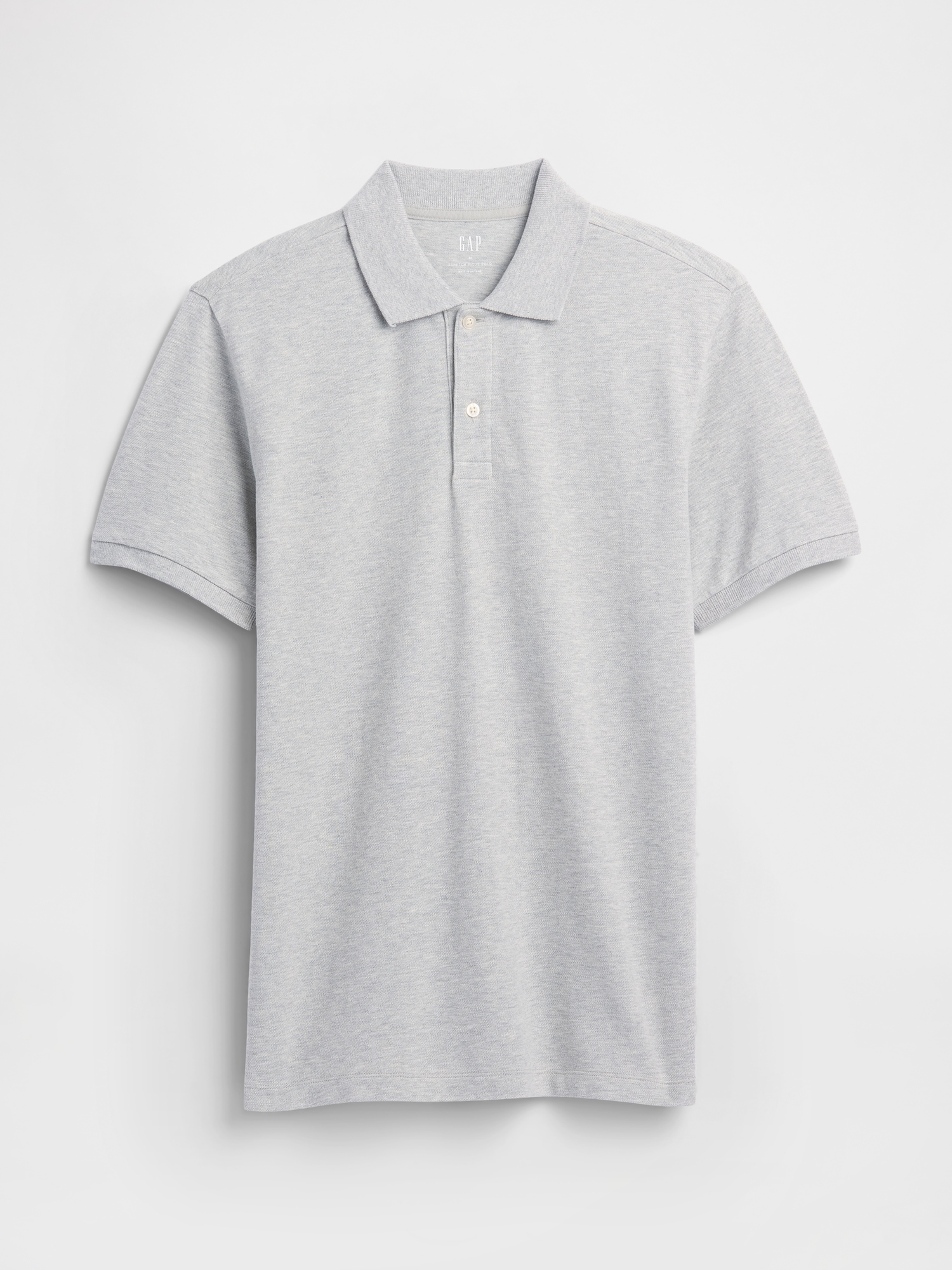 Gap Factory Stretch Pique Polo Shirt Shirt In Gray