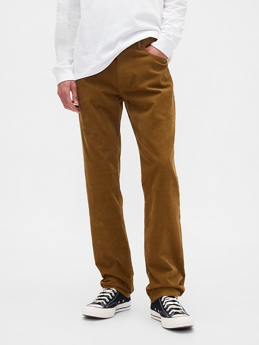 Image number 3 showing, Straight Corduroy Pants