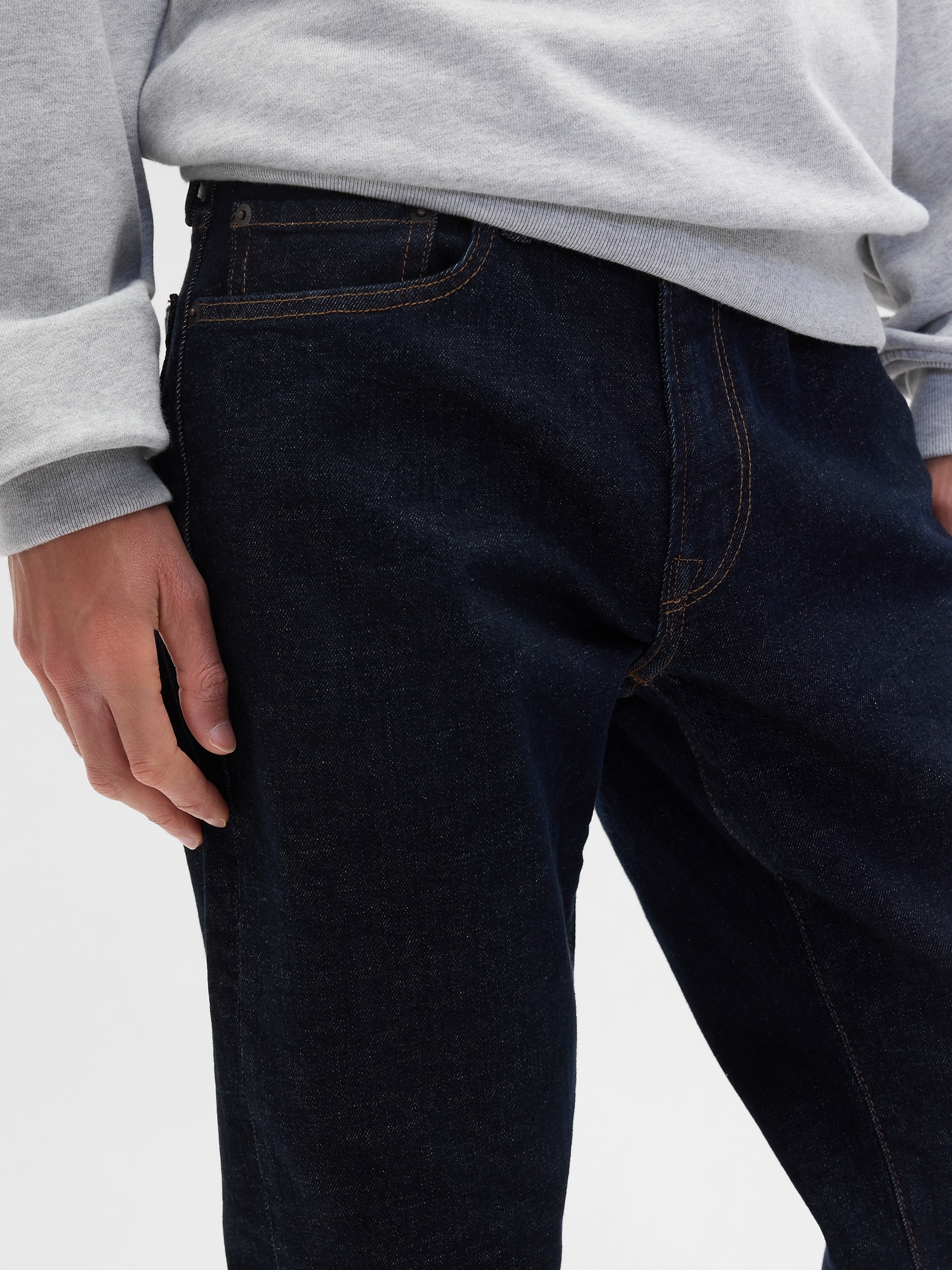 Gap Factory Straight Jeans In Blue