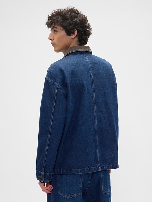 Image number 2 showing, Relaxed Denim Barn Jacket