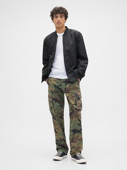 Image number 3 showing, 100% Recycled Relaxed Ripstop Bomber Jacket