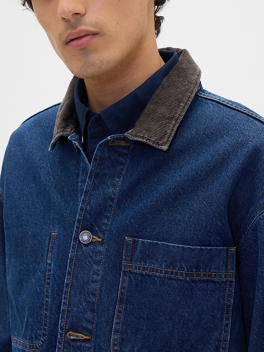 Image number 4 showing, Relaxed Denim Barn Jacket