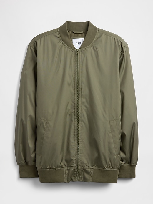 Image number 5 showing, 100% Recycled Relaxed Ripstop Bomber Jacket