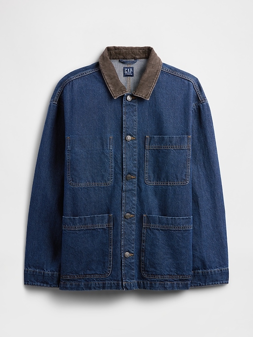 Image number 5 showing, Relaxed Denim Barn Jacket