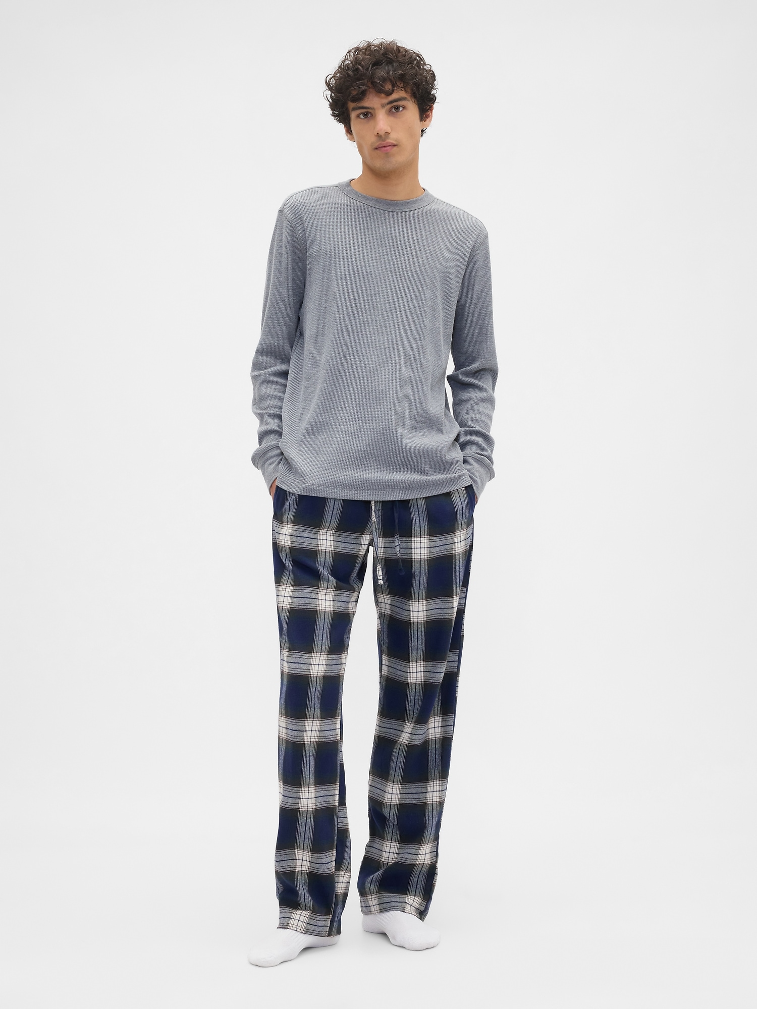 Relaxed Flannel PJ Pants - Modern Essex Green Plaid