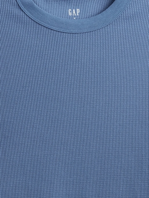 Image number 4 showing, Waffle-Knit Crewneck T-Shirt