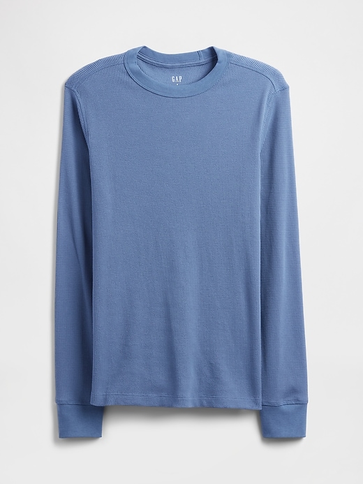 Image number 5 showing, Waffle-Knit Crewneck T-Shirt