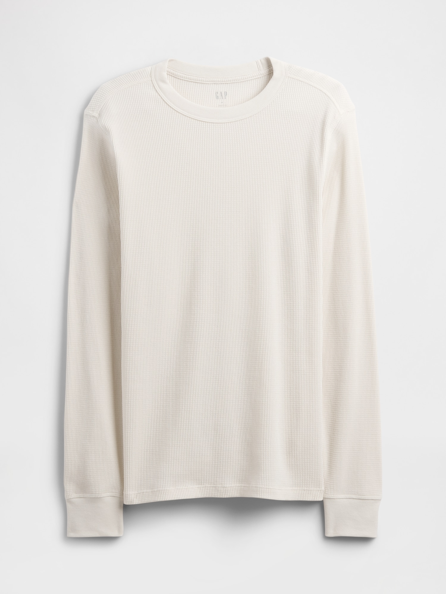 Waffle-Knit Crewneck T-Shirt | Gap Factory