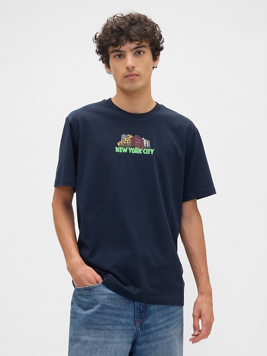 Image number 1 showing, Everyday Soft Relaxed Graphic T-Shirt