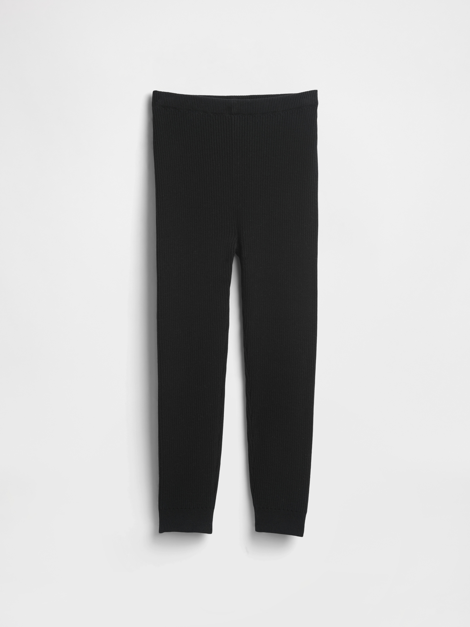 babyGap Pull-On Ribbed Sweater Leggings - Black