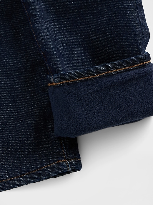 Image number 3 showing, babyGap Original Straight Cozy-Lined Jeans
