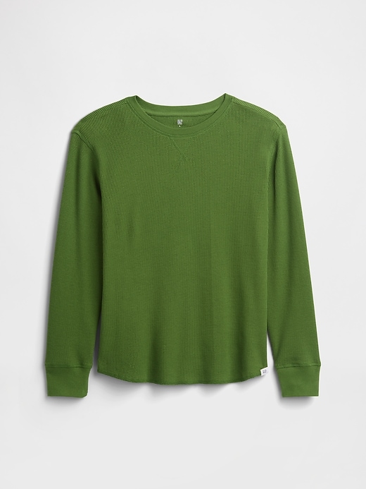 Image number 1 showing, Kids Waffle-Knit T-Shirt