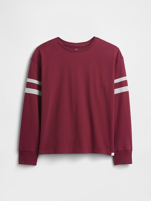 Image number 1 showing, Kids Vintage Soft Relaxed Varsity T-Shirt
