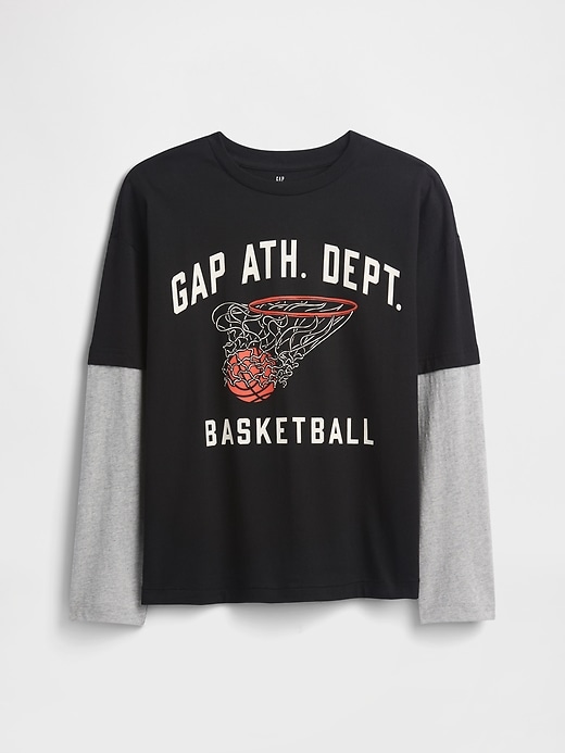 Image number 1 showing, Kids Relaxed Graphic T-Shirt