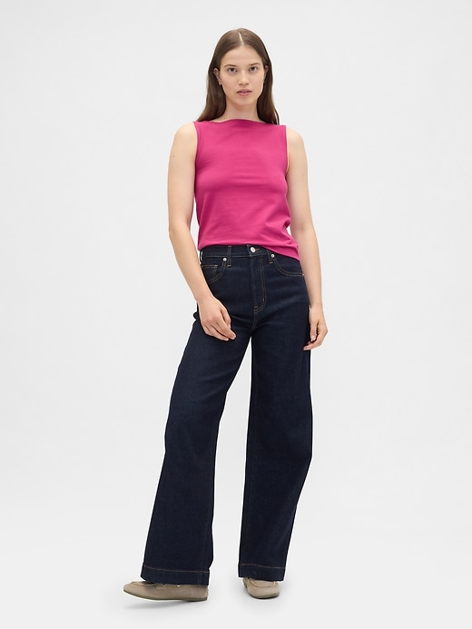 Image number 3 showing, Boatneck Tank Top