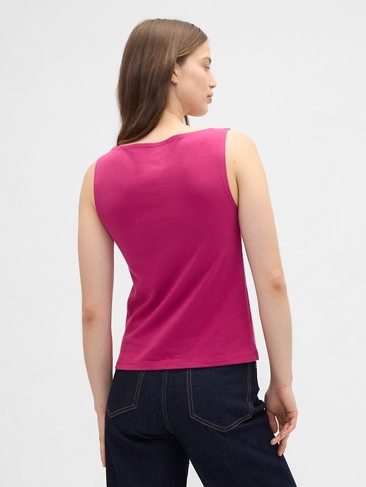 Image number 2 showing, Boatneck Tank Top