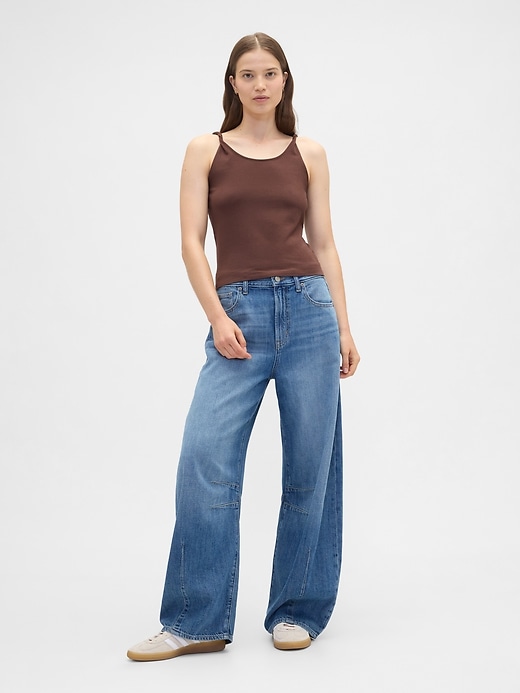 Image number 3 showing, Stretch Jersey Twist Tank Top