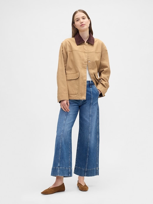 Image number 3 showing, Relaxed Canvas Barn Jacket
