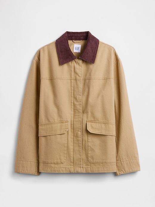 Image number 5 showing, Relaxed Canvas Barn Jacket