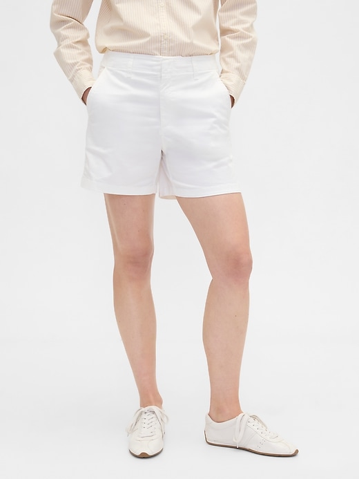 Image number 2 showing, 5" Mid Rise Downtown Khaki Shorts