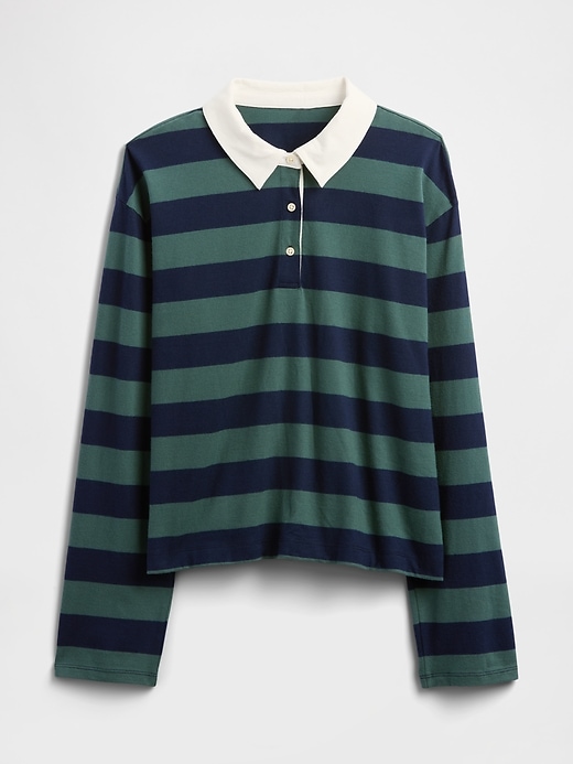 Image number 5 showing, Oversized Stripe Rugby Polo Shirt