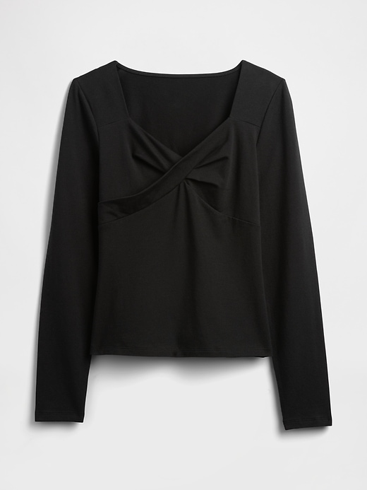 Image number 5 showing, Twist-Front Sweetheart Top