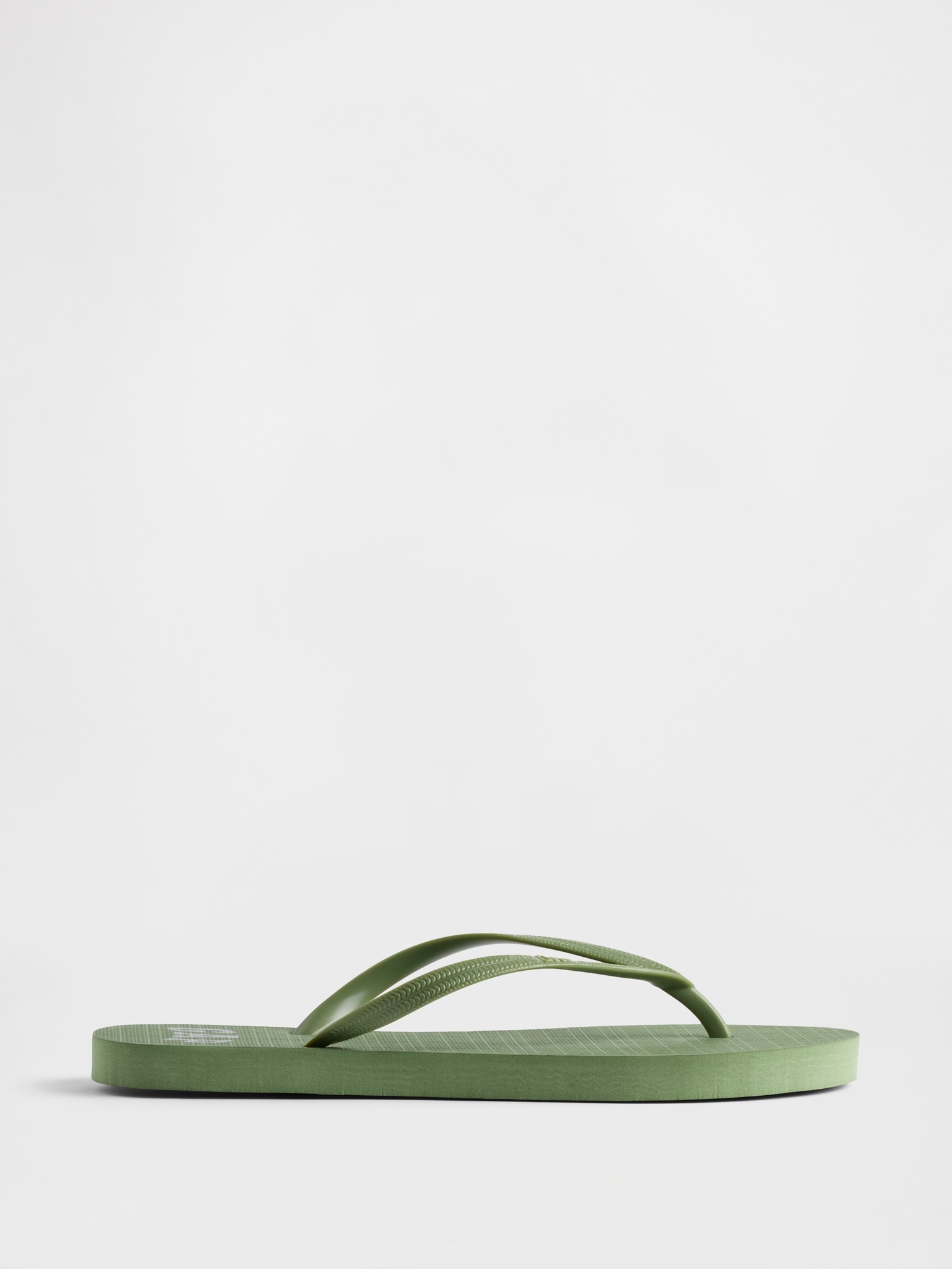Gap Logo Flip Flops - Green