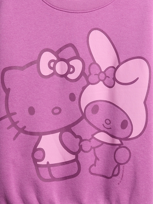Image number 3 showing, GapKids &#124 Hello Kitty Relaxed Graphic Sweatshirt