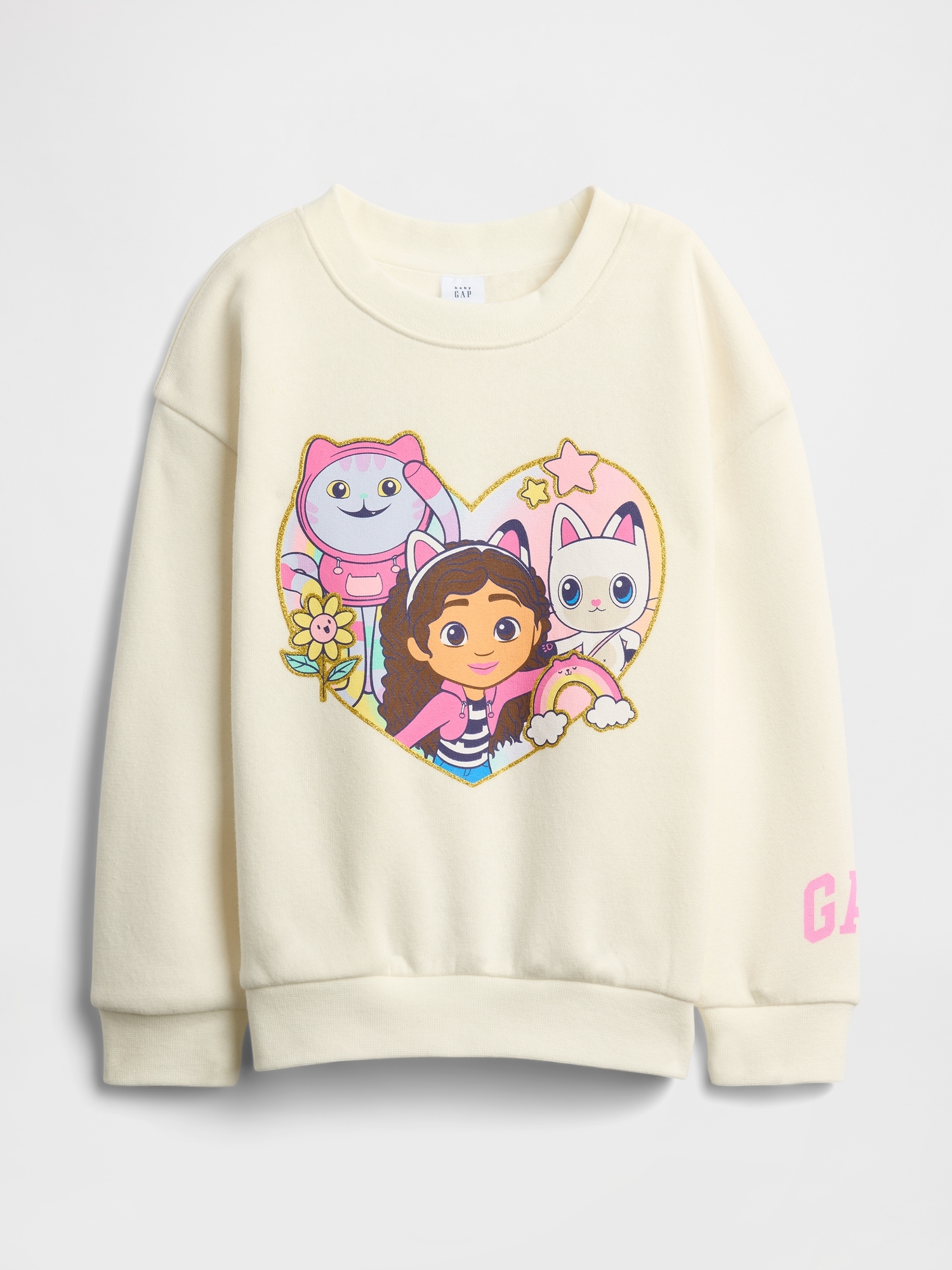 babyGap Relaxed Graphic Sweatshirt - New Off White Gabby'S Dollhouse