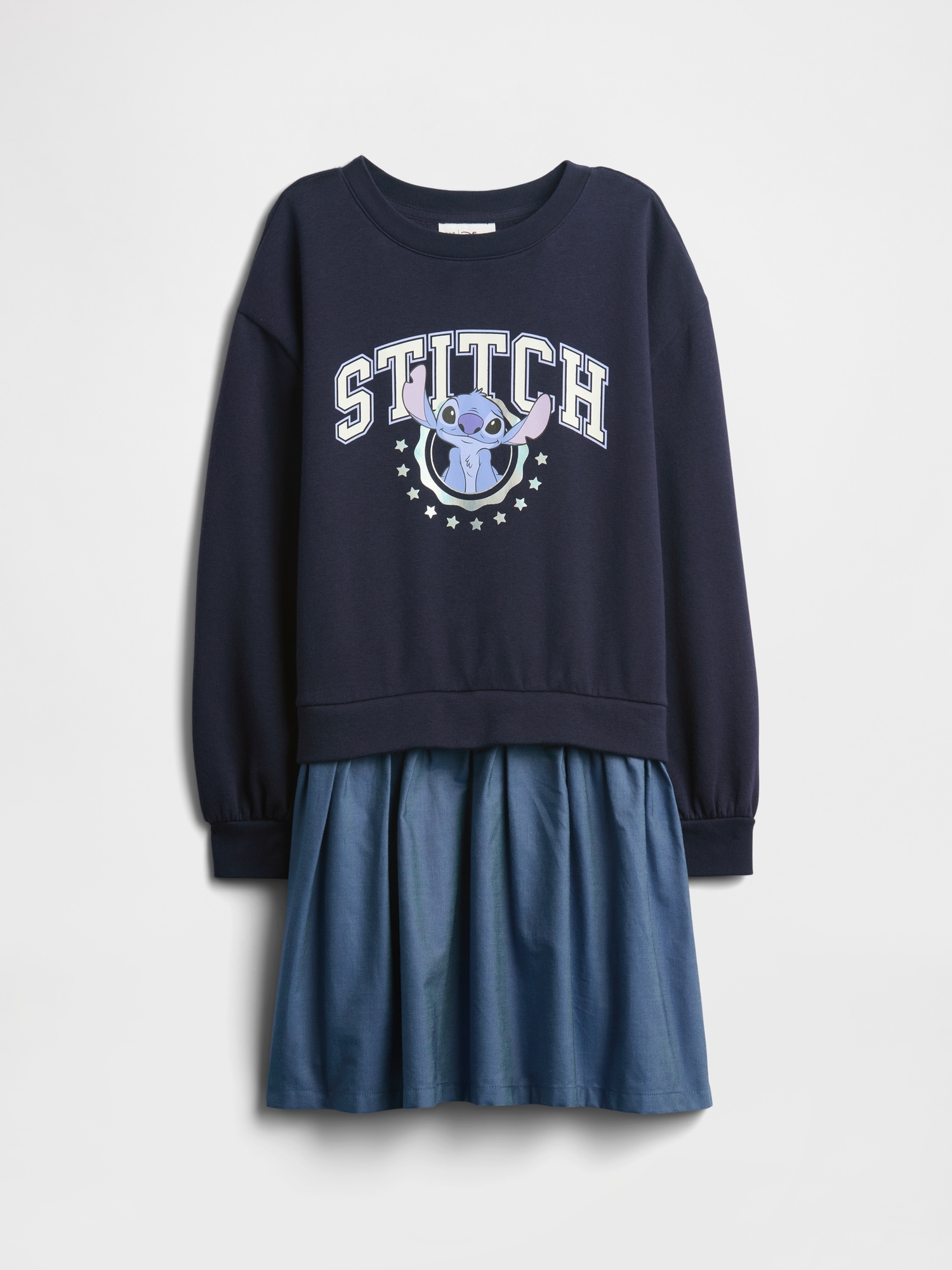 GapKids × Disney Oversized Sweatshirt Dress - Blue