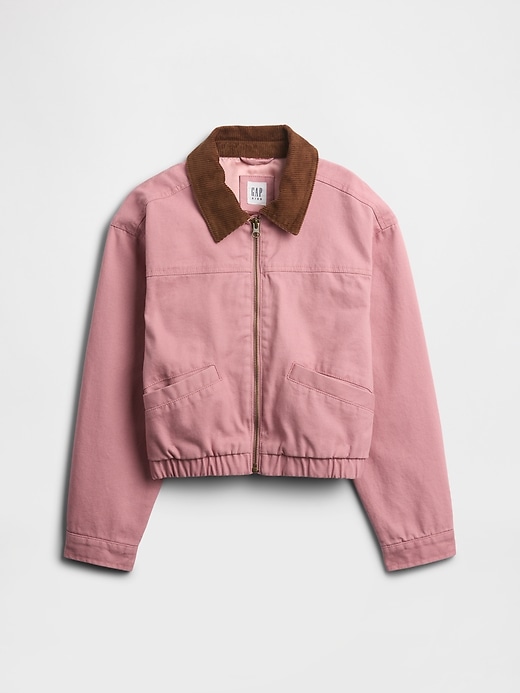 Image number 1 showing, Kids Relaxed Canvas Barn Jacket