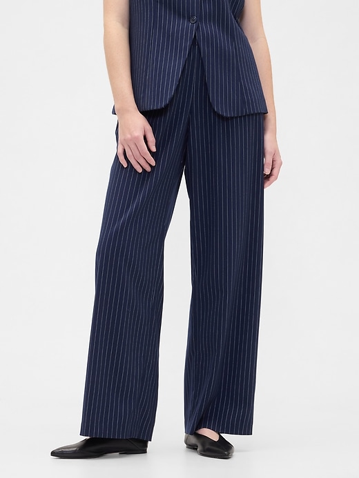 Image number 2 showing, Recycled Mid Rise Easy Wide-Leg Pants