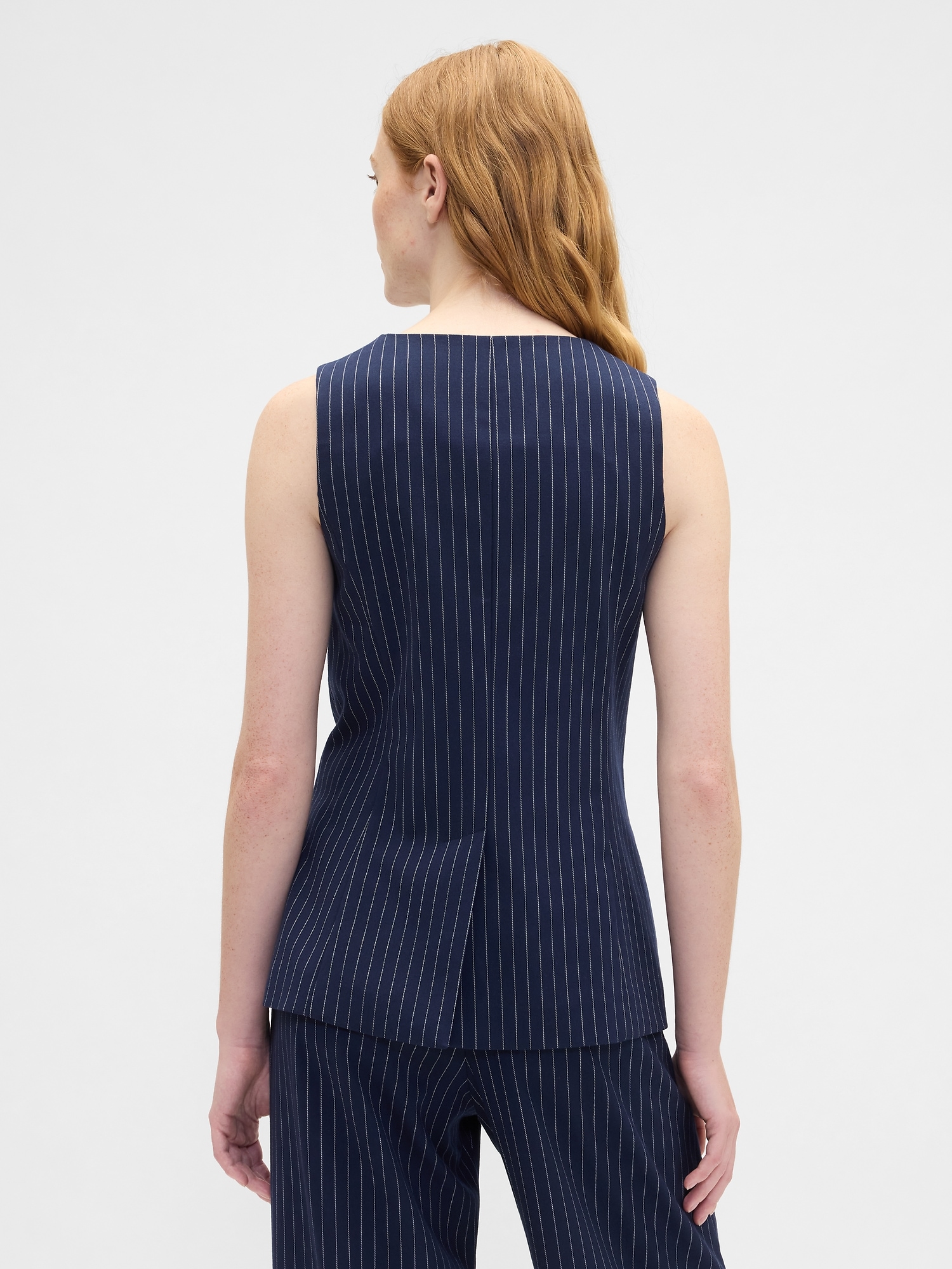 Laubeblanc Round cut gilet ベスト Round cut gilet – L'AUBE BLANC