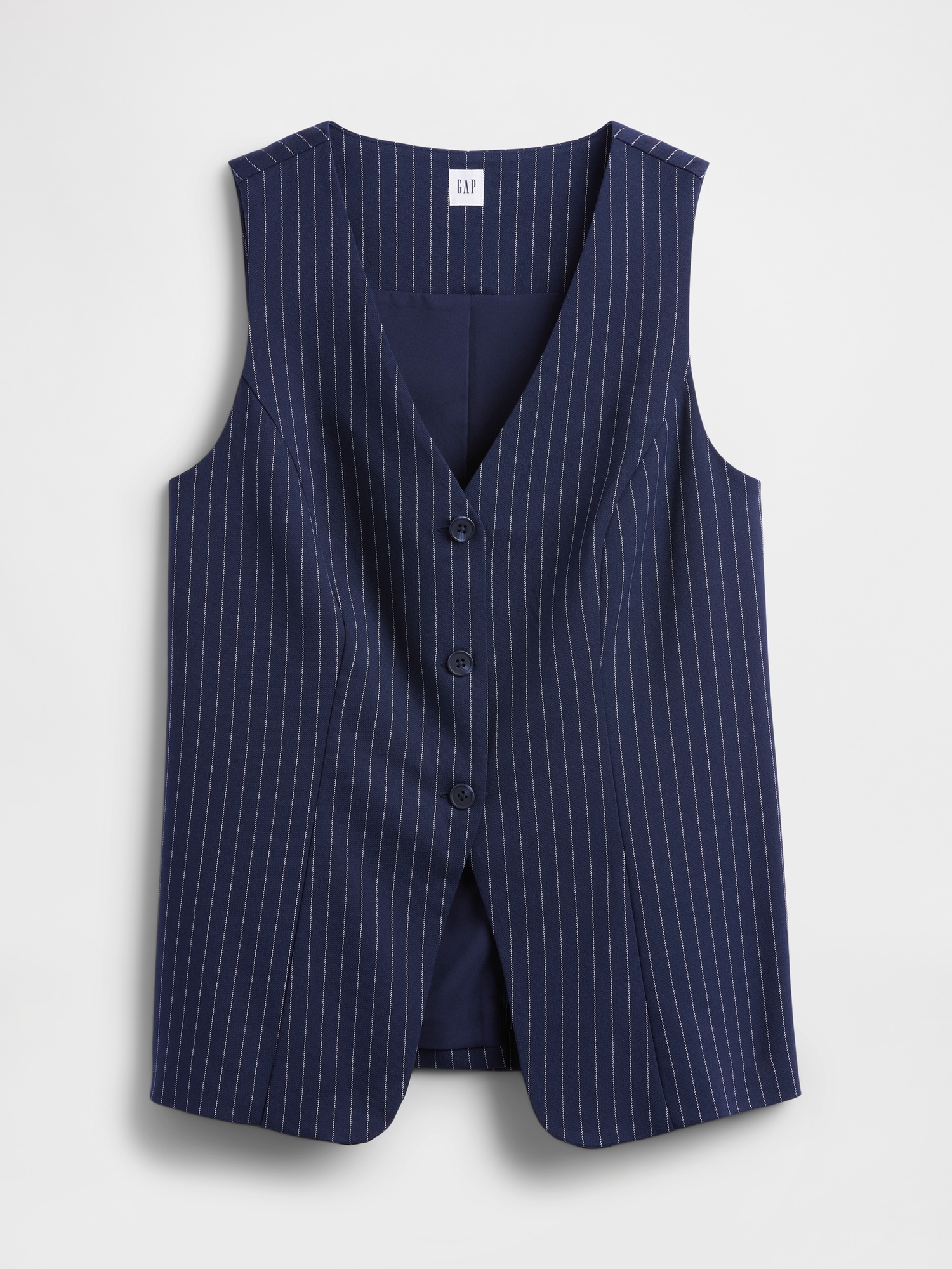 Laubeblanc Round cut gilet ベスト Round cut gilet – L'AUBE BLANC