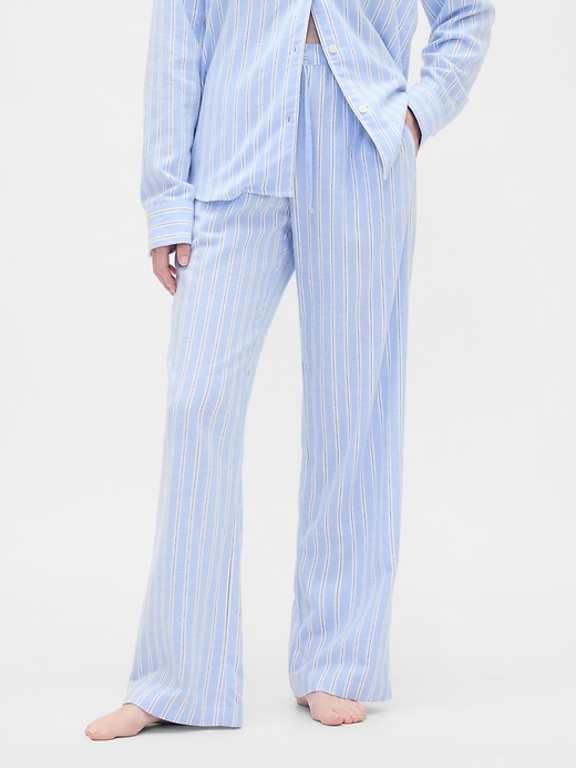 Image number 3 showing, Flannel Pull-On PJ Pants