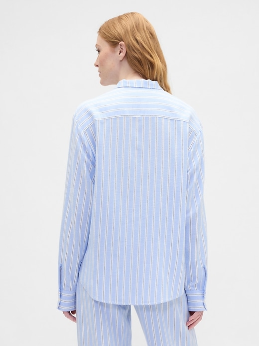 Image number 2 showing, Relaxed Flannel Sleep Shirt