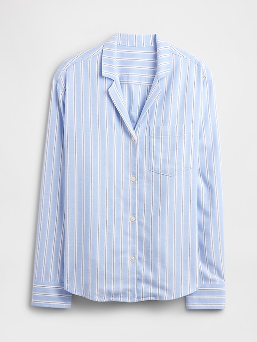 Image number 4 showing, Relaxed Flannel Sleep Shirt