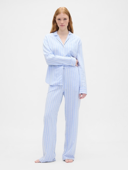 Image number 1 showing, Flannel Pull-On PJ Pants